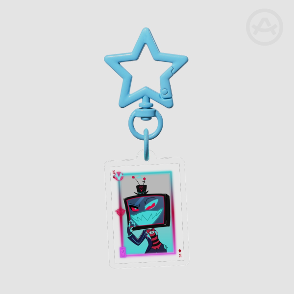 Vox Playing Card Keychain