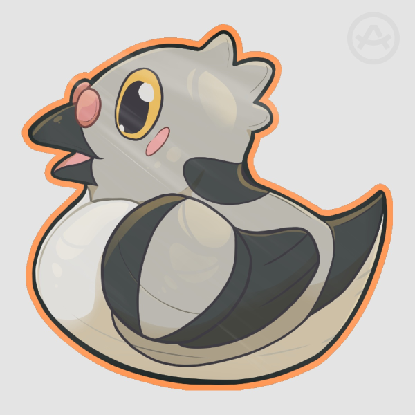 Pidove Pokeducky Sticker