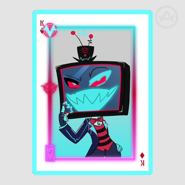 Vox Playing Card Sticker
