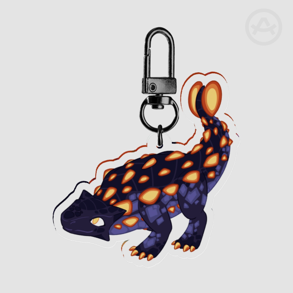 Ankylosaurus Keychain