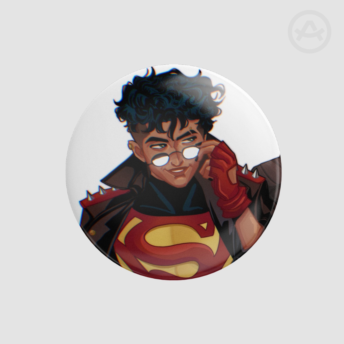 Kon El (Superboy) Button Pin