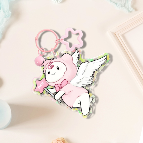 SKZ | StayAngel Holo Keychain 