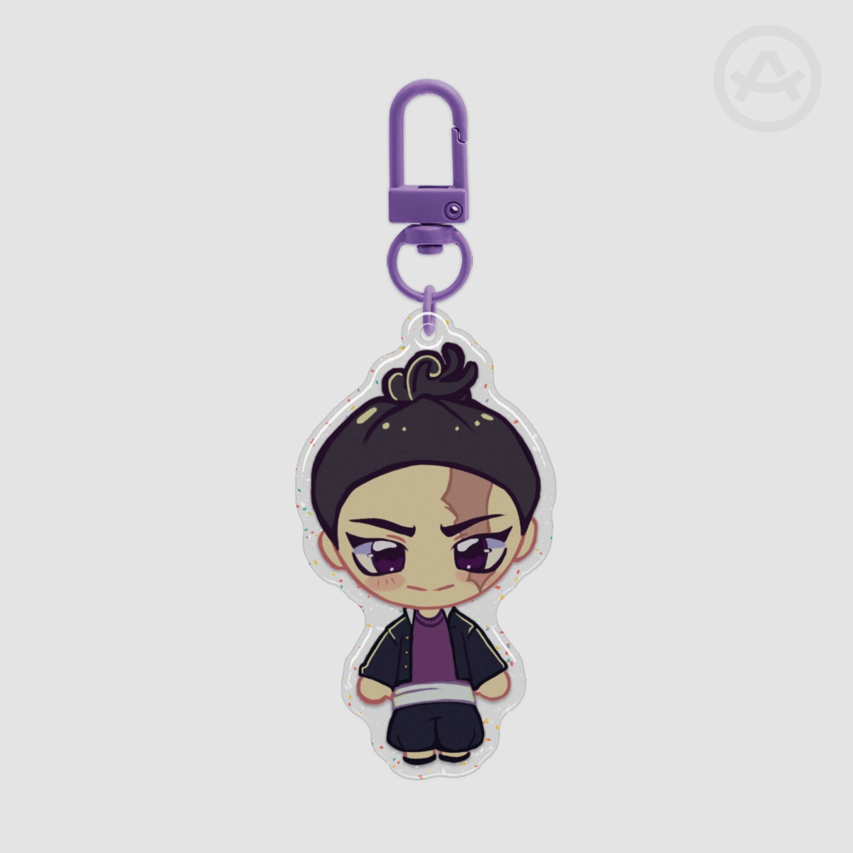 Aoi Todo Epoxy Glitter Acrylic Keychain