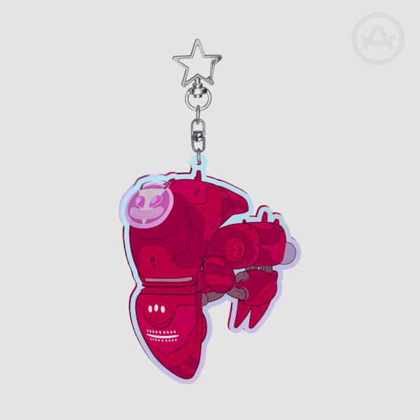 The Massive acrylic keychain