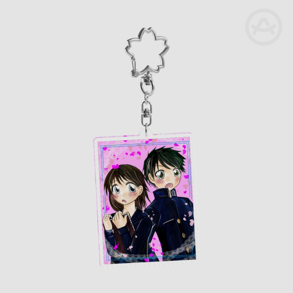 Sakura Couple Acrylic Keychains