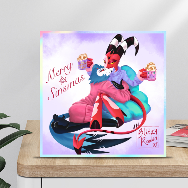 [Print] Stolitz Merry Sinsmas Artboard 5.51x5.51inch (14x14cm)