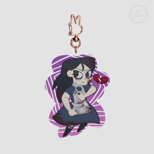 Alice in Wonderland Double-Sided Keychain