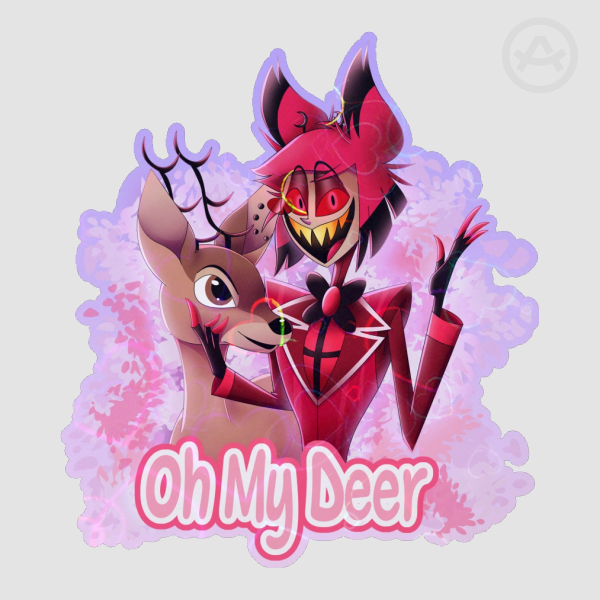 Oh my deer Alastor - Stickers