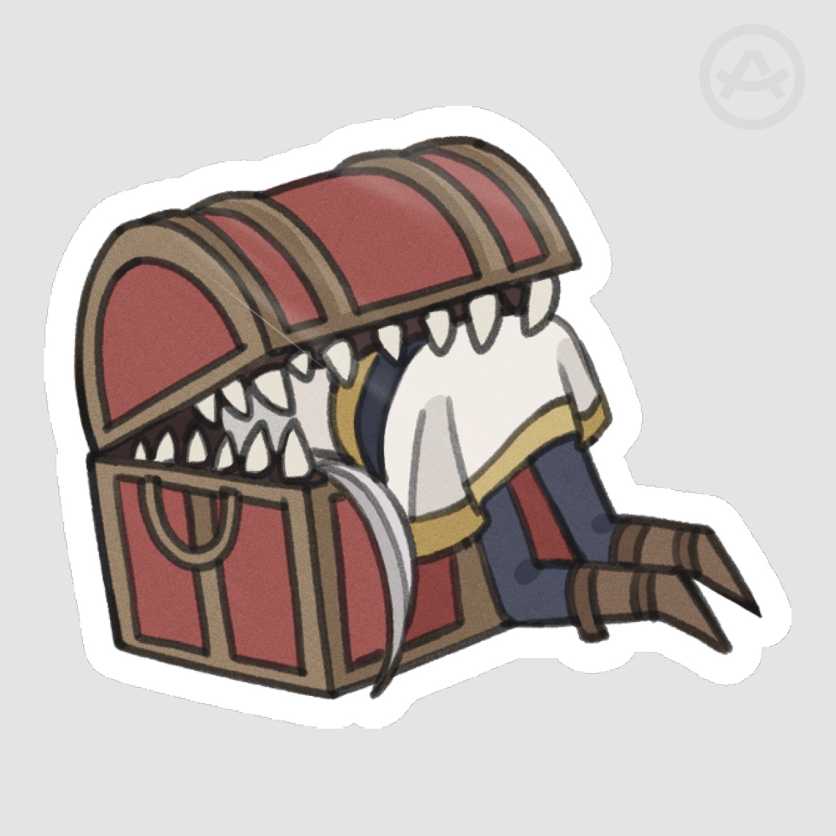 Mimic (and Frieren) || Glossy Sticker