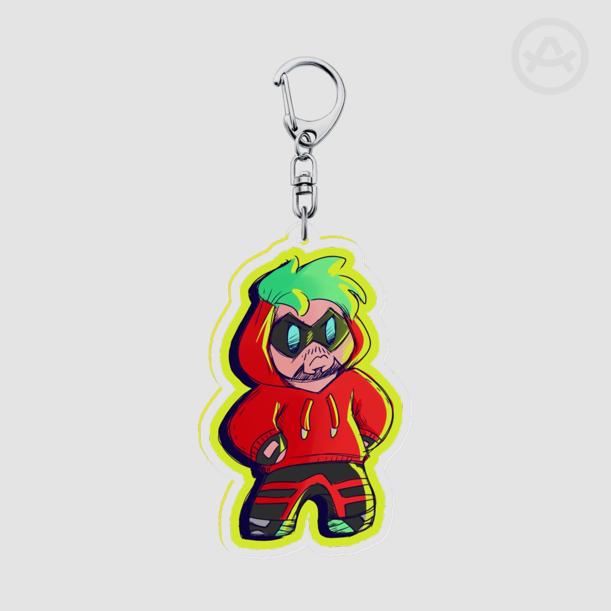 Jackieboy Man Keychain