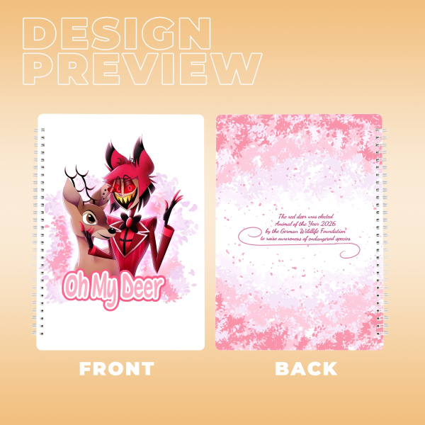 Oh my deer Alastor - Spiral Notebook