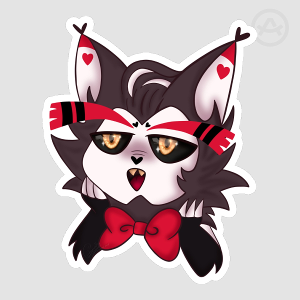 Cute Chibi Husk Sticker