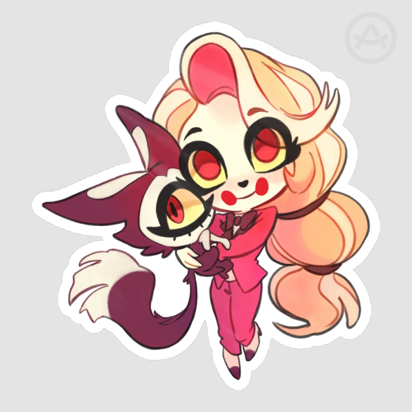 Charlie and KeeKee Sticker