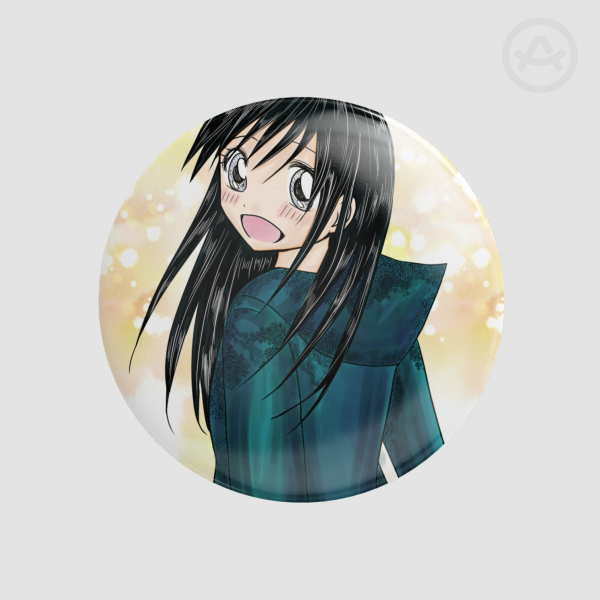 School Girl Round Badges (Button Pins)