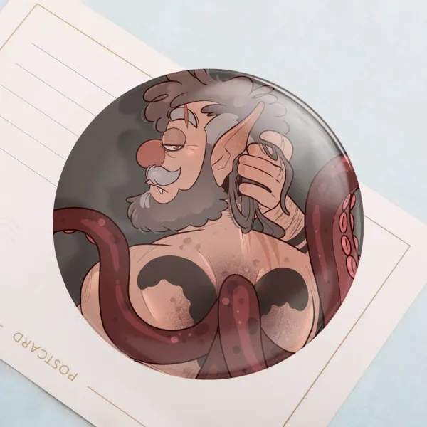 #TydeFalls Octo Ford GLOSSY Button