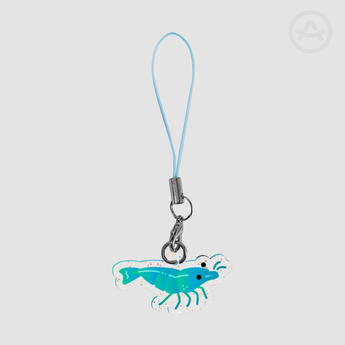 Shrimp Charm - Blue