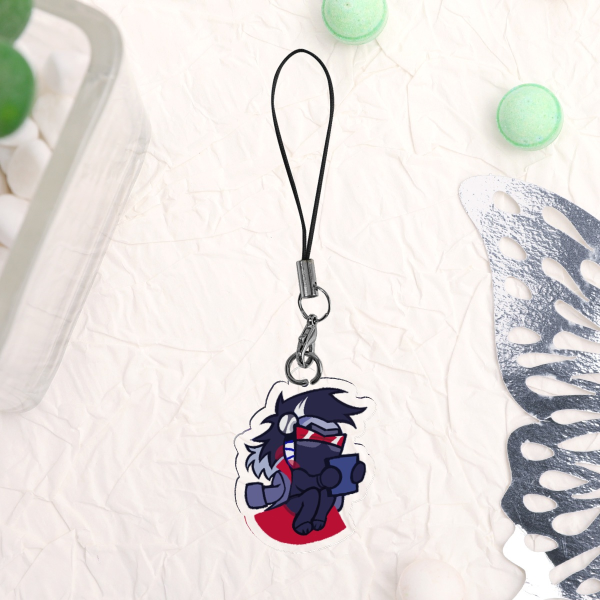 Madness Combat Doc/2bdamned Phone Charm