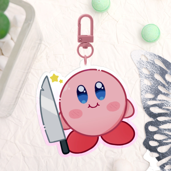 Kirby knife Acrylic Keychains