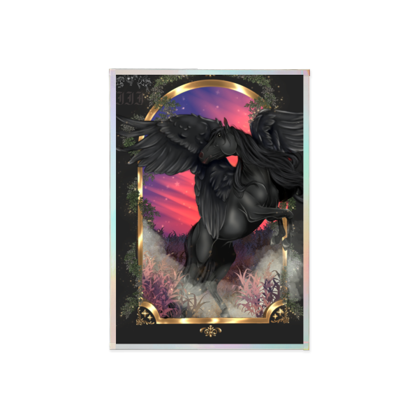 Evening fire Art Boards with Rainbow-Edged - 4.1"x5.83 "(105x148mm)