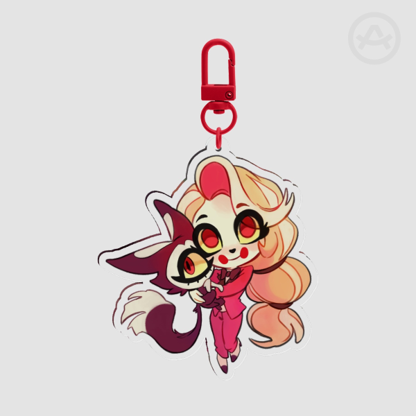 Charlie and KeeKee Acrylic Charm