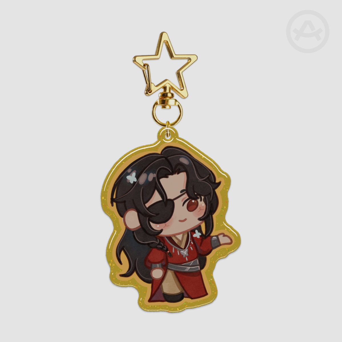 Hua Cheng Epoxy Glitter Acrylic Keychain