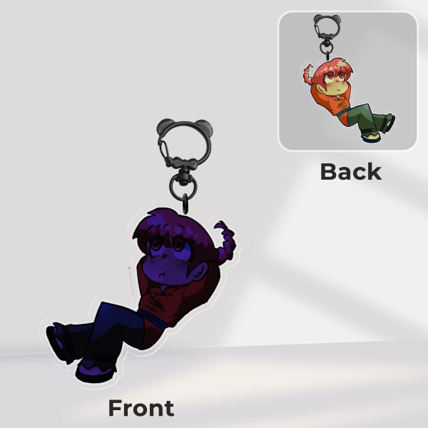 Ranma day and night Clear Acrylic Keychains
