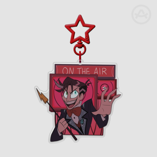 Hazbin Hotel Vincent Epoxy Keychain