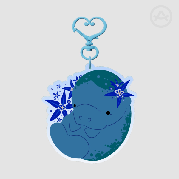 Manatee - Acrylic Keychains