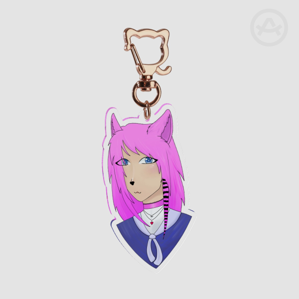 Lizzie LDShadowlady Acrylic Keychain