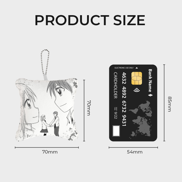 Syoujyo Manga Mini Pillow Keychains