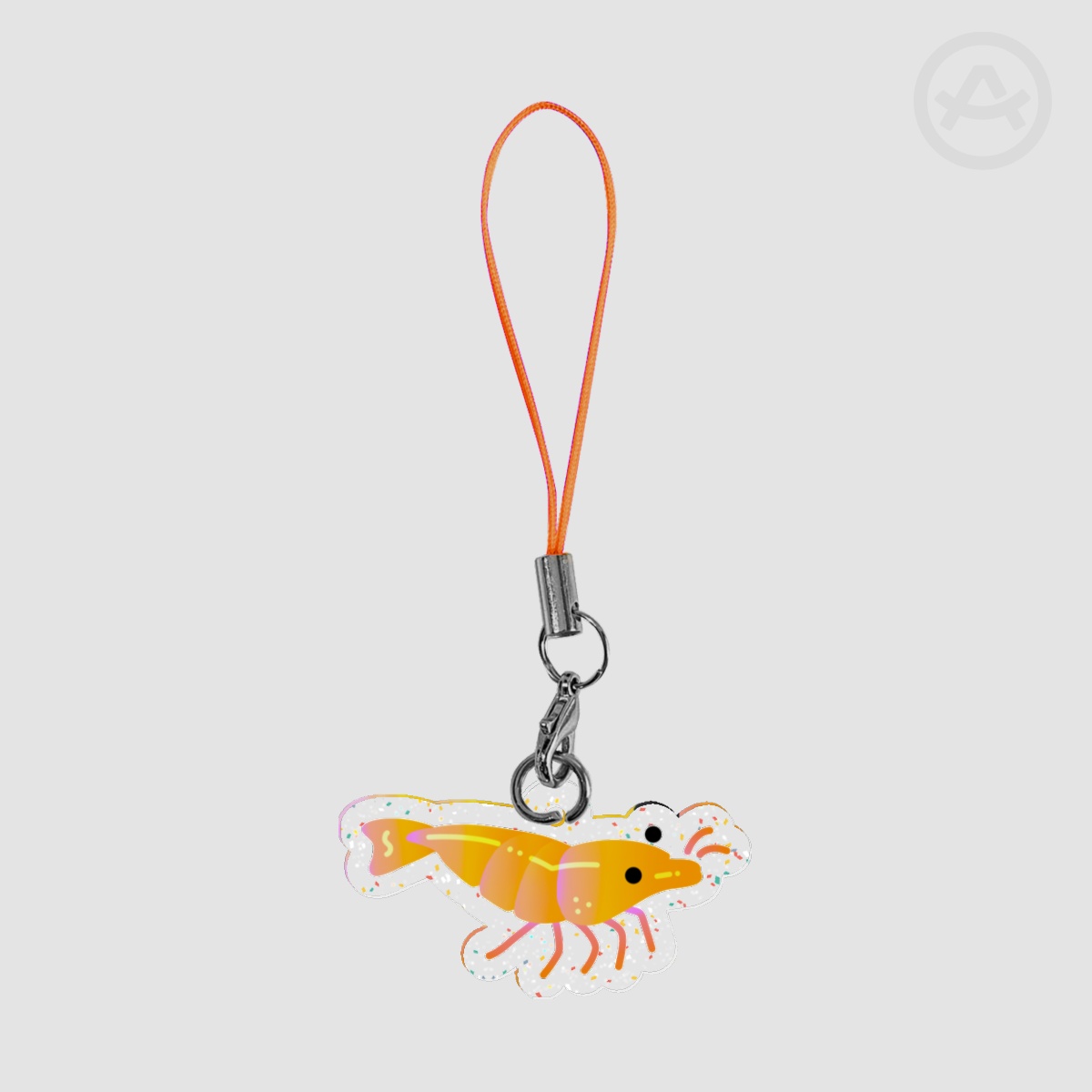 Shrimp Charm - Yellow