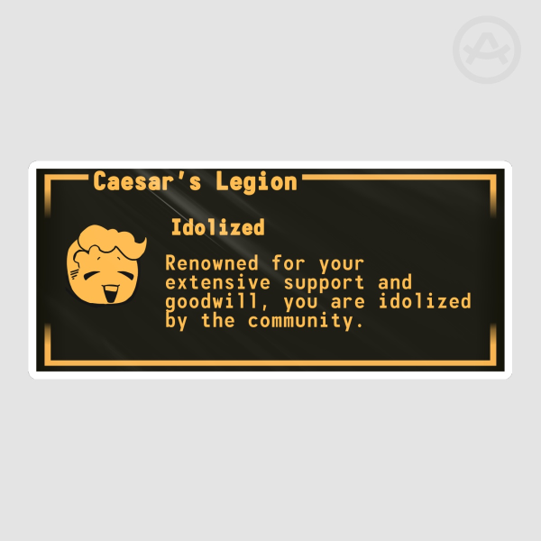 LEGION IDOLIZED - Fallout sticker
