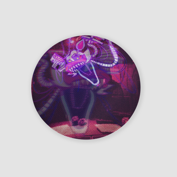 Lenticular Round Badge - 2.28"(58mm) Mangle FNAF2