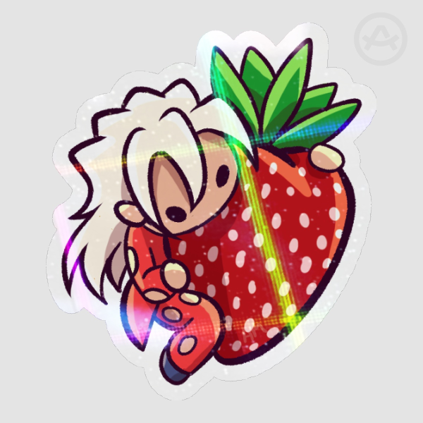 Red Fugo Strawberry Sticker