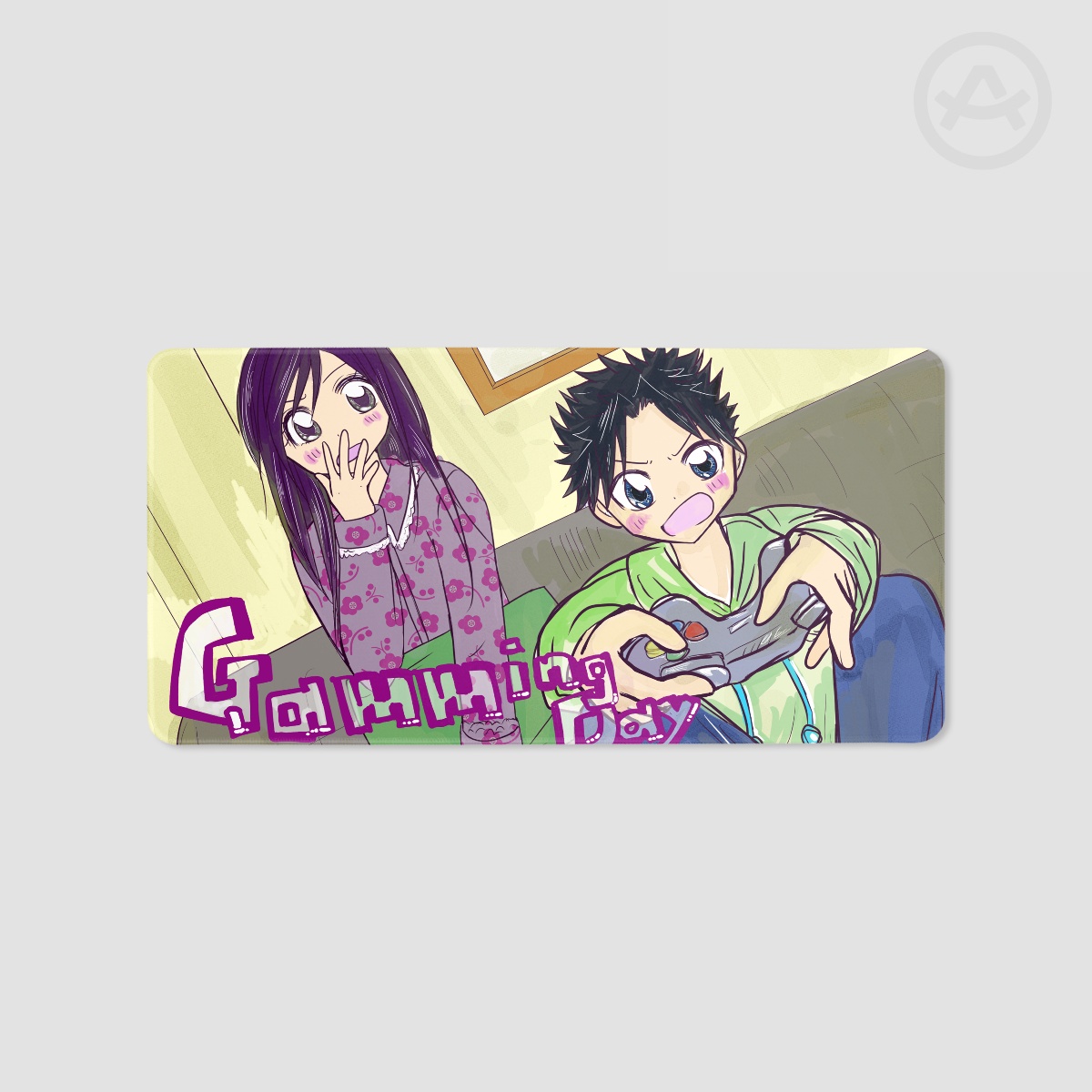 Game couple Desk Pad