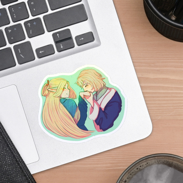 farcille romantic rainbow sticker
