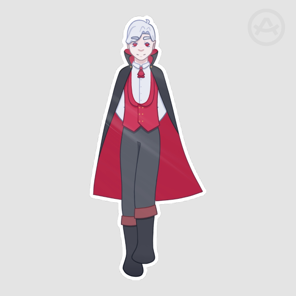 Vampire Scott Sticker