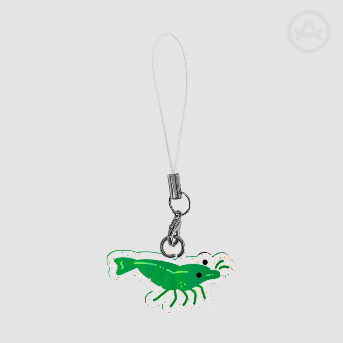 Shrimp Charm - Green