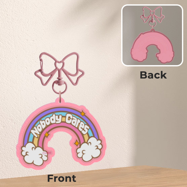 Rainbow Colored Acrylic Charm