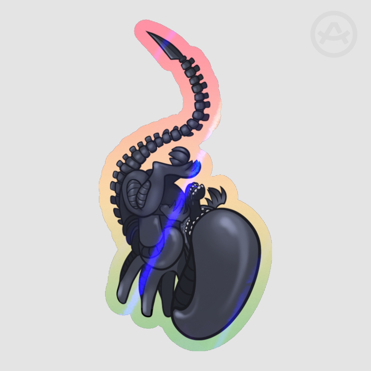 Xenomorph Holo Sticker