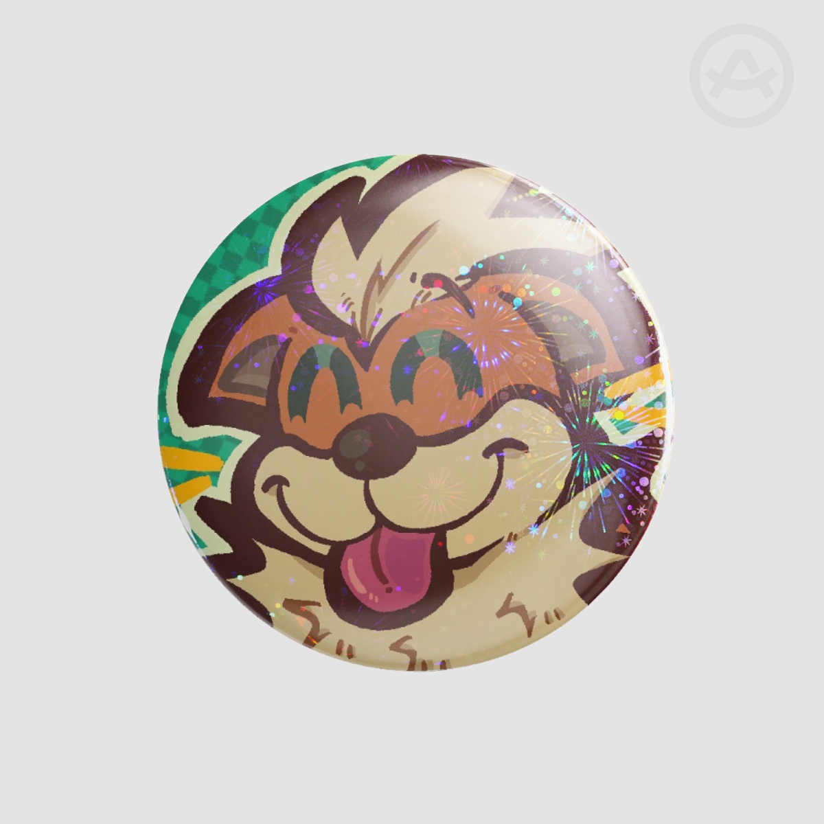 BLEH! Growlithe Badge - 1.73"(44mm)