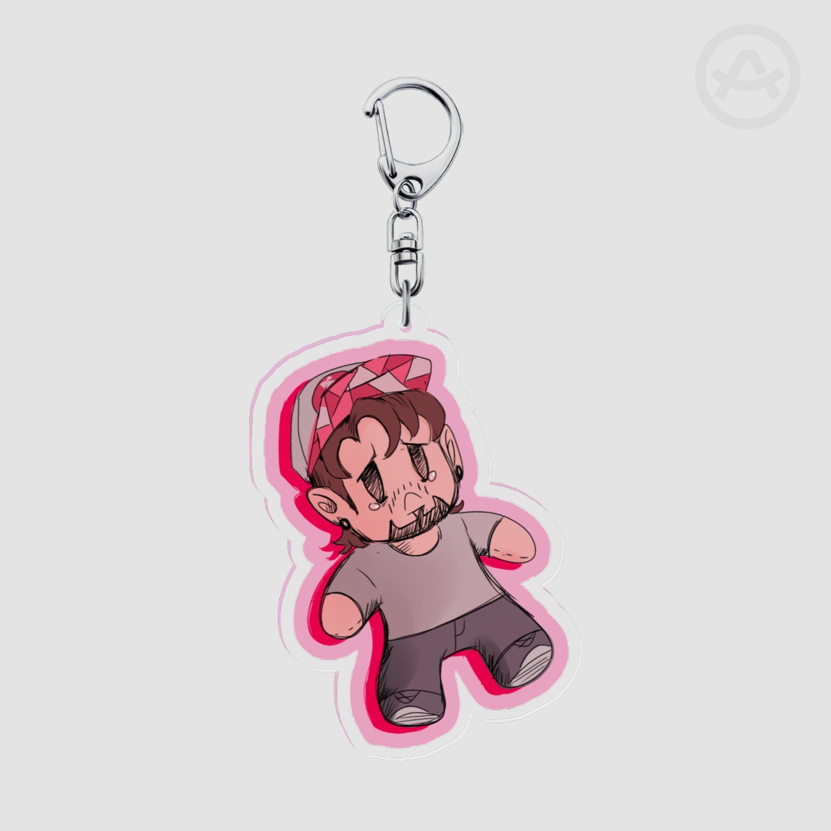 Sad Dad Chase Brody Keychain
