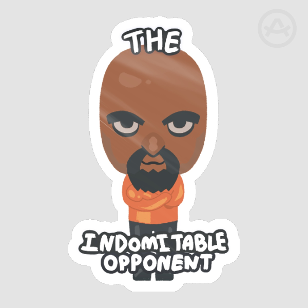 The most terrifying opponent sticker