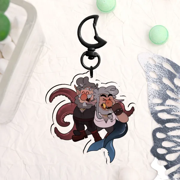 #TydeFalls - Stan and Ford KEYCHAIN