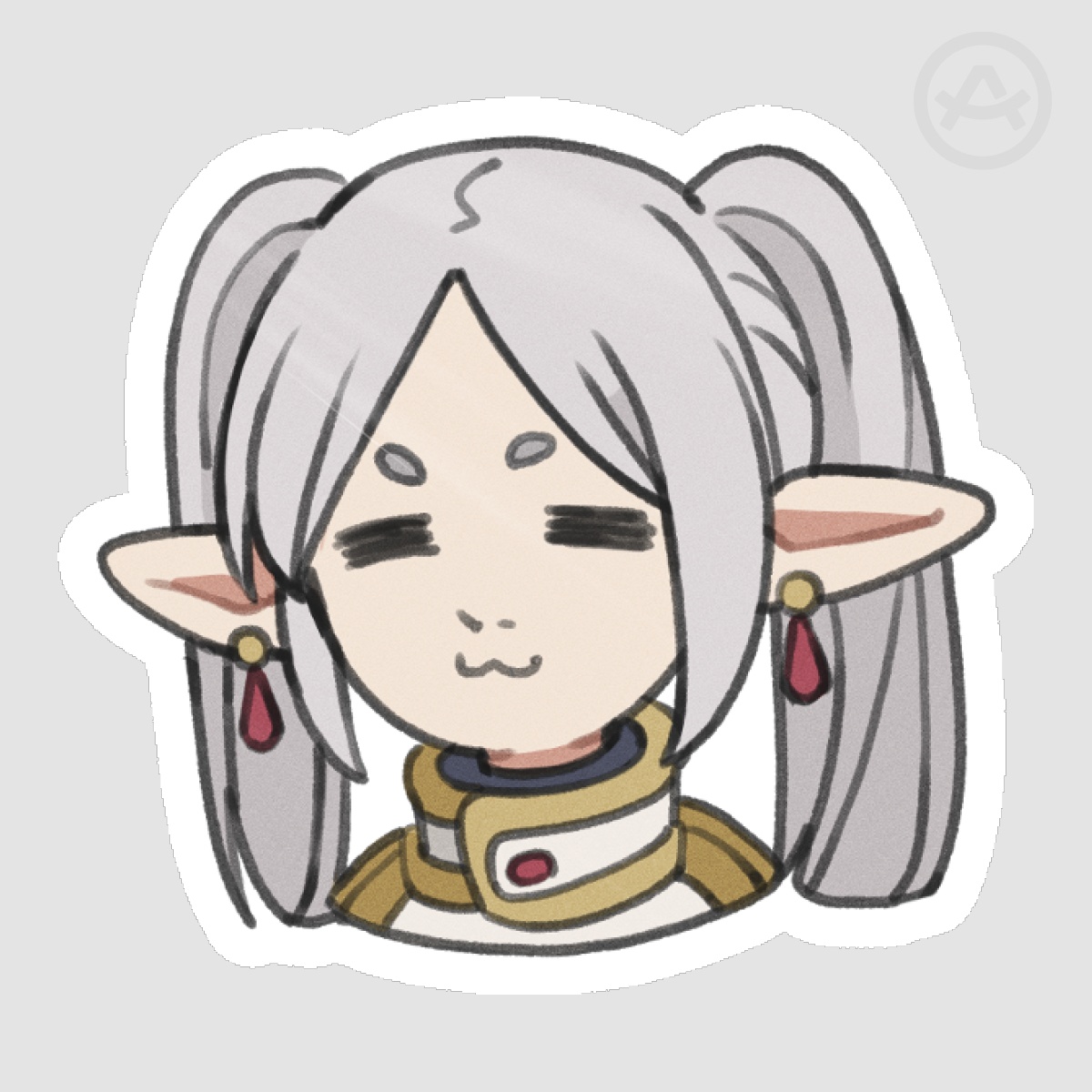 Frieren || Glossy Sticker