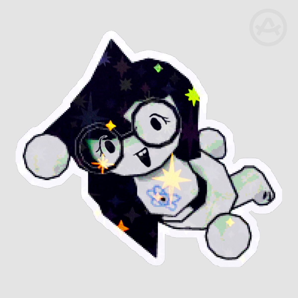 Homestuck Low Poly Jade Harley Sticker