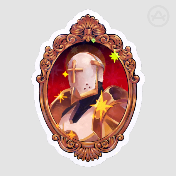 ULTRAKILL GABRIEL laminated vinyl sticker