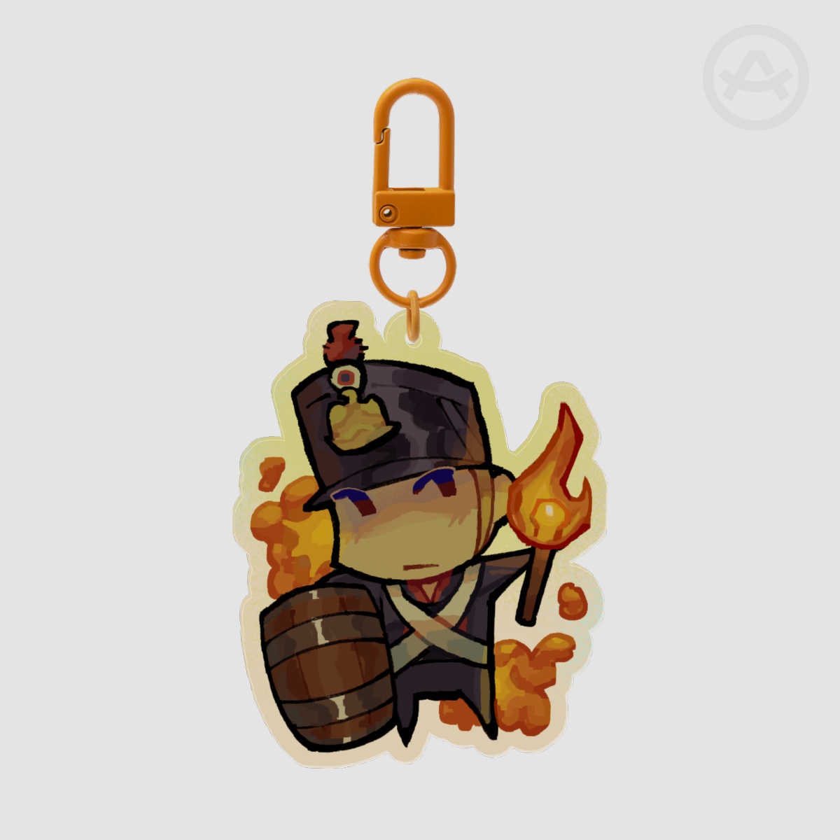 French Napoleonic War Soldier Keychain