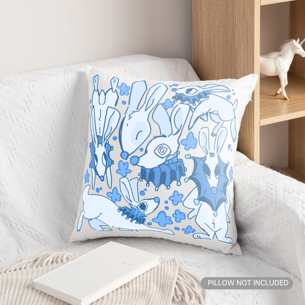 Clown Rabbit pillow case