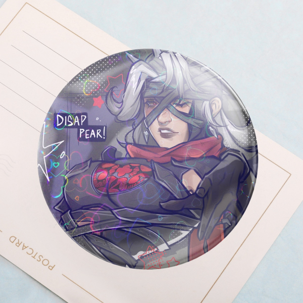 Invisible Woman Badges (Button Pins) - Rivals